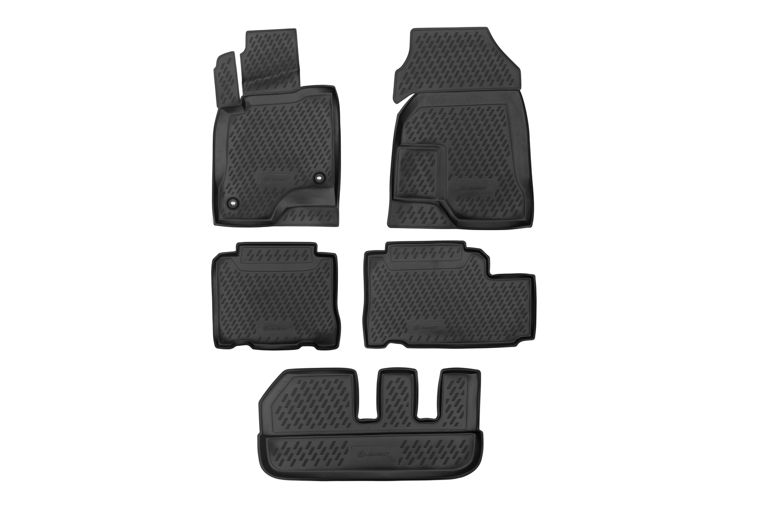 Коврики в салон, подходит для CHEVROLET Captiva, 2011->, 5 шт. (полиуретан)