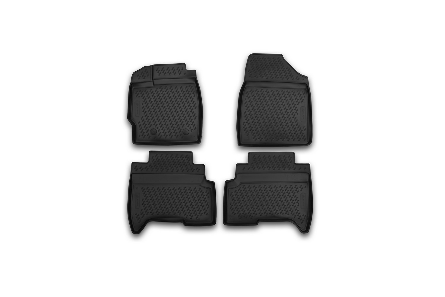Коврики 3D в салон, подходит для LIFAN X50, 06/2015->, кросс., 4 шт. (полиуретан)
