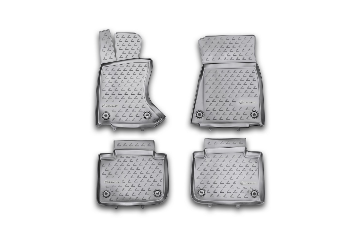 Коврики в салон LEXUS GS 350, 2012- 4 шт. (полиуретан,серые) / Лексус ГС